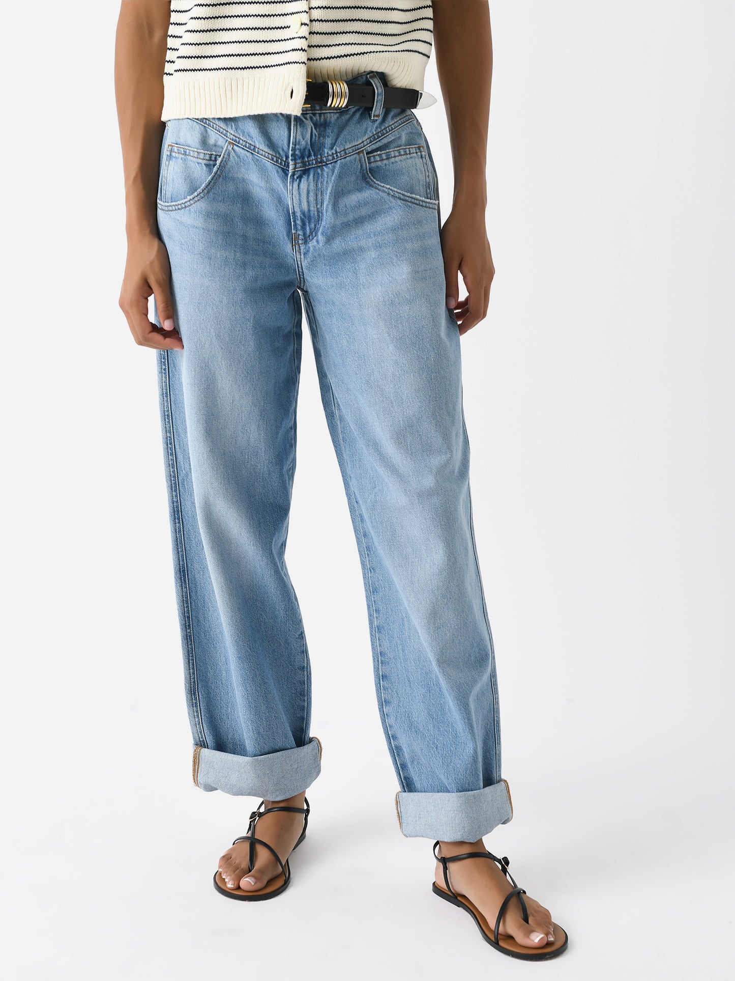 Frame Women's 90s Utility Loose Jean - Saint Bernard