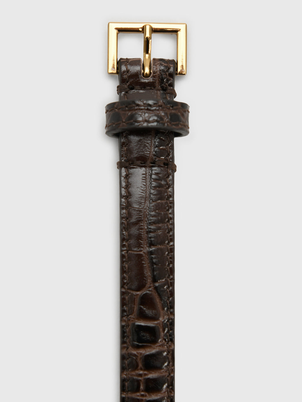 Frame Women's The Petite Square Buckle Belt - Saint Bernard