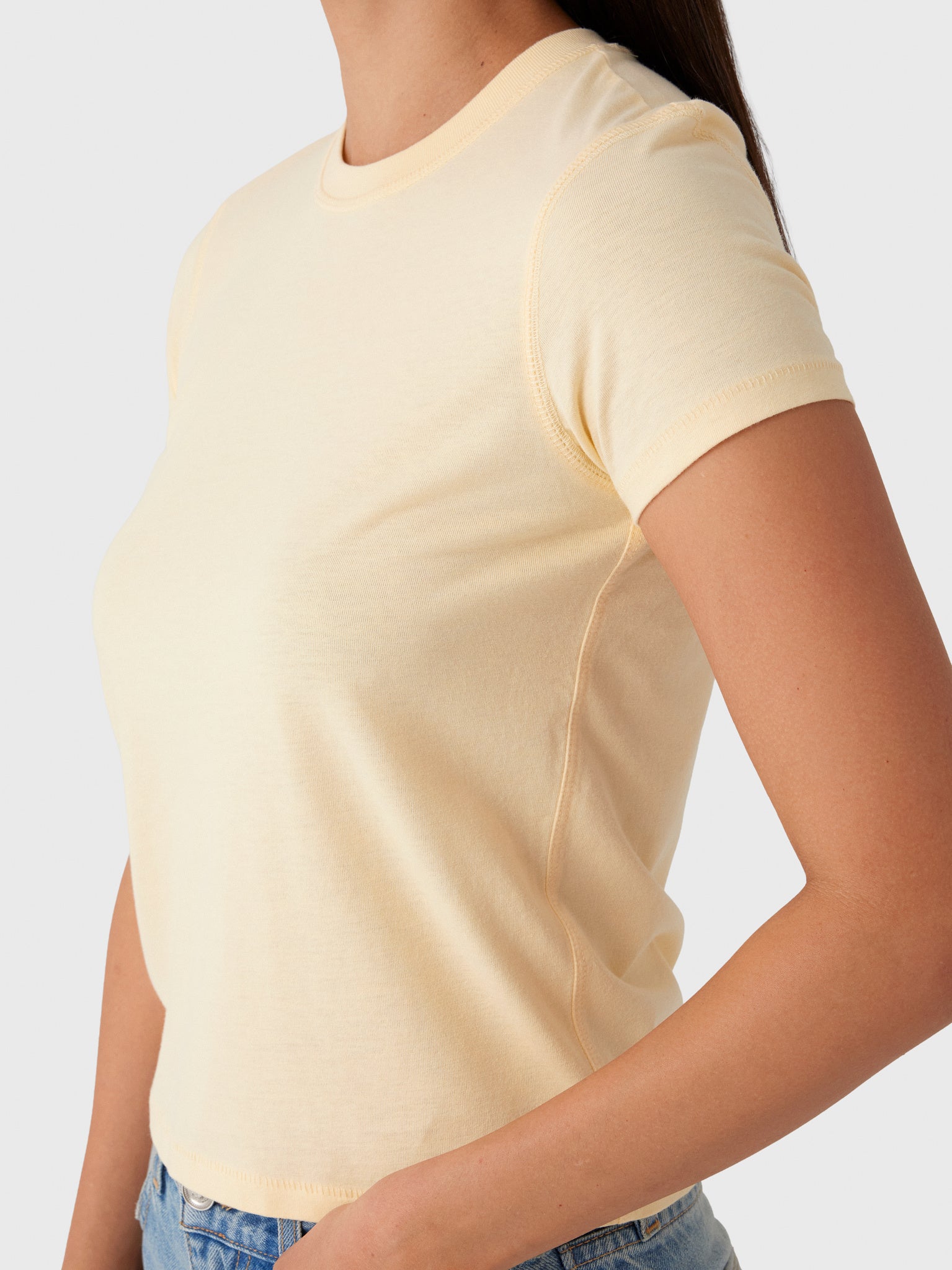 Frame Women's The Vintage Baby Tee - Saint Bernard