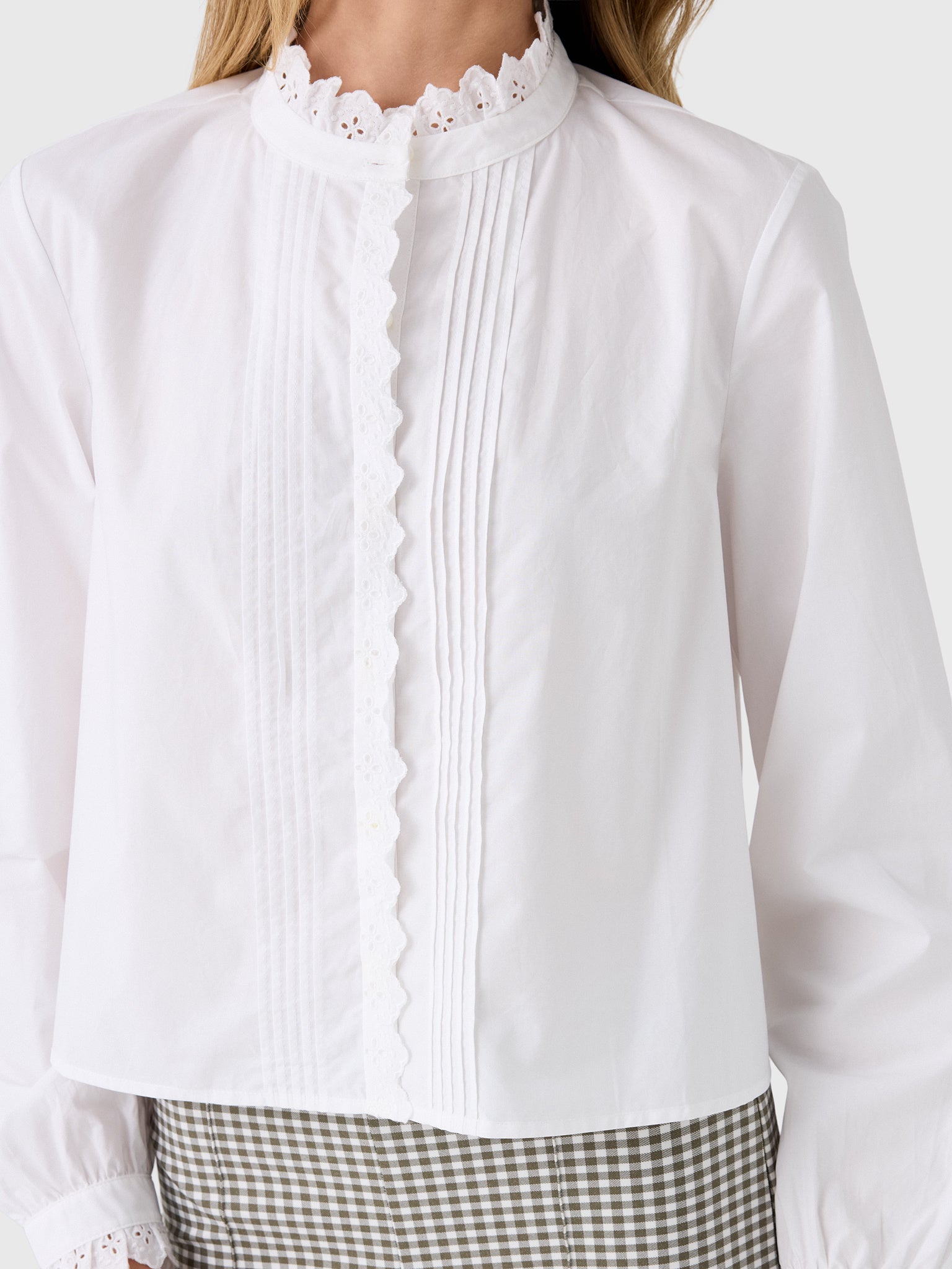 Frame Women's The Keepsake Pintuck Blouse - Saint Bernard