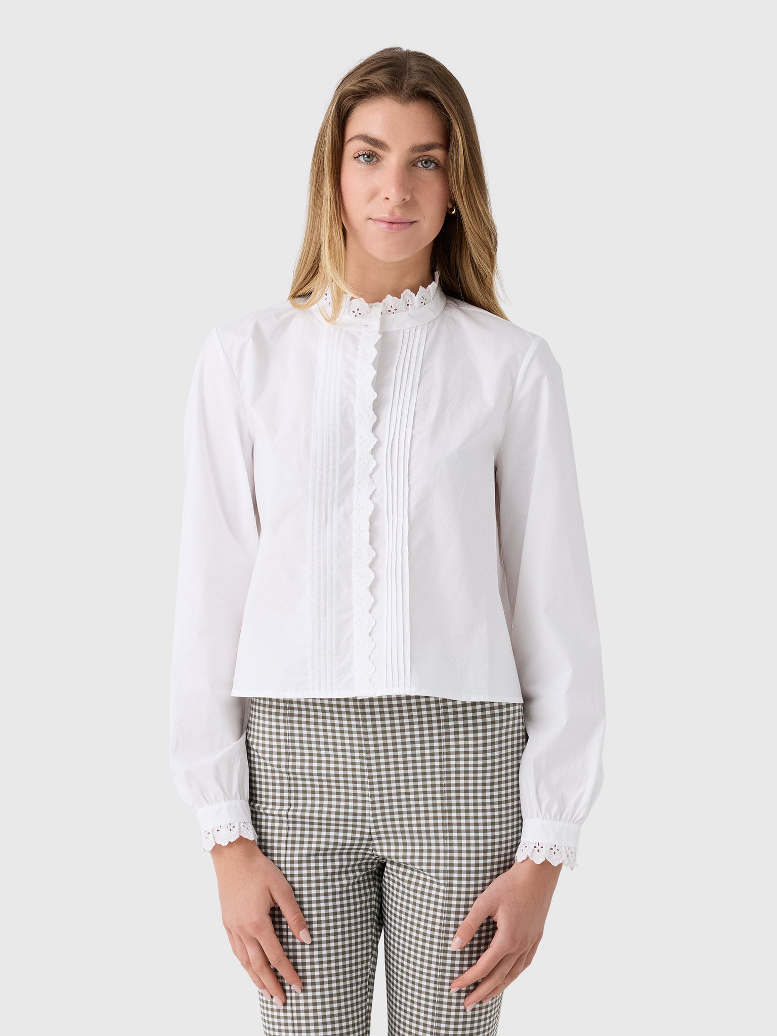 Frame Women's The Keepsake Pintuck Blouse - Saint Bernard