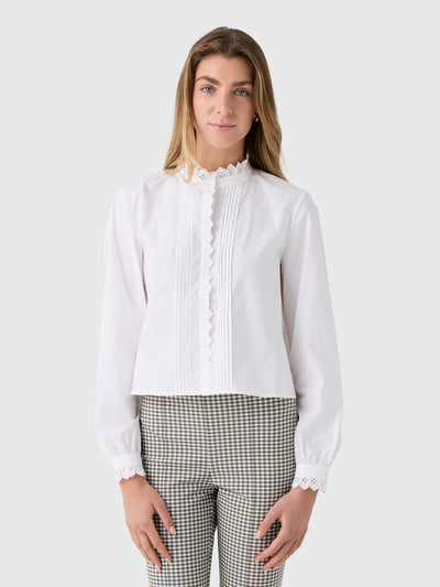 Frame Women's The Keepsake Pintuck Blouse - Saint Bernard