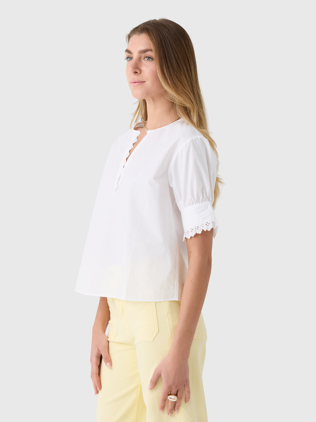 Frame Women's The Keepsake Popover Top - Saint Bernard