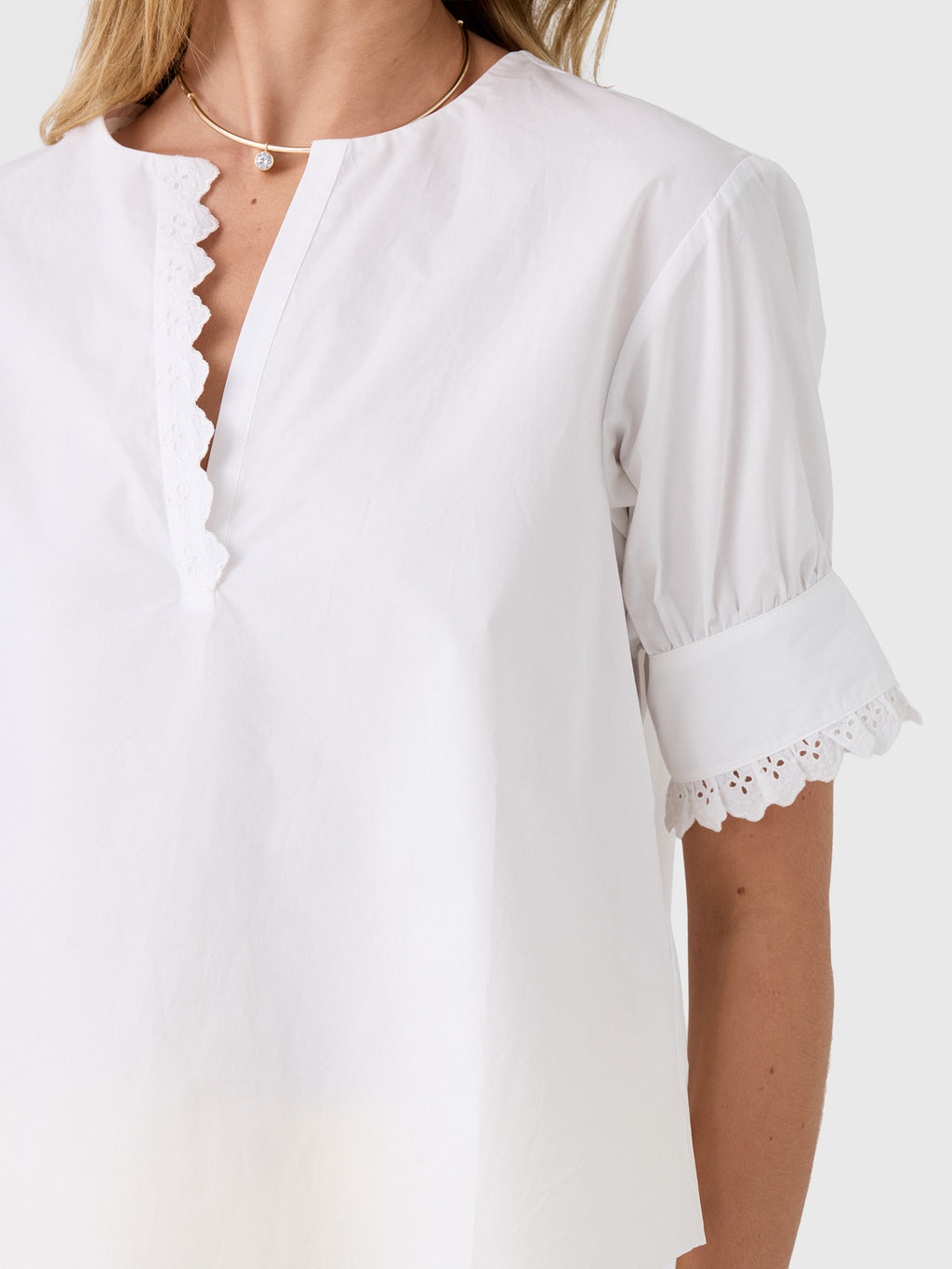 Frame Women's The Keepsake Popover Top - Saint Bernard