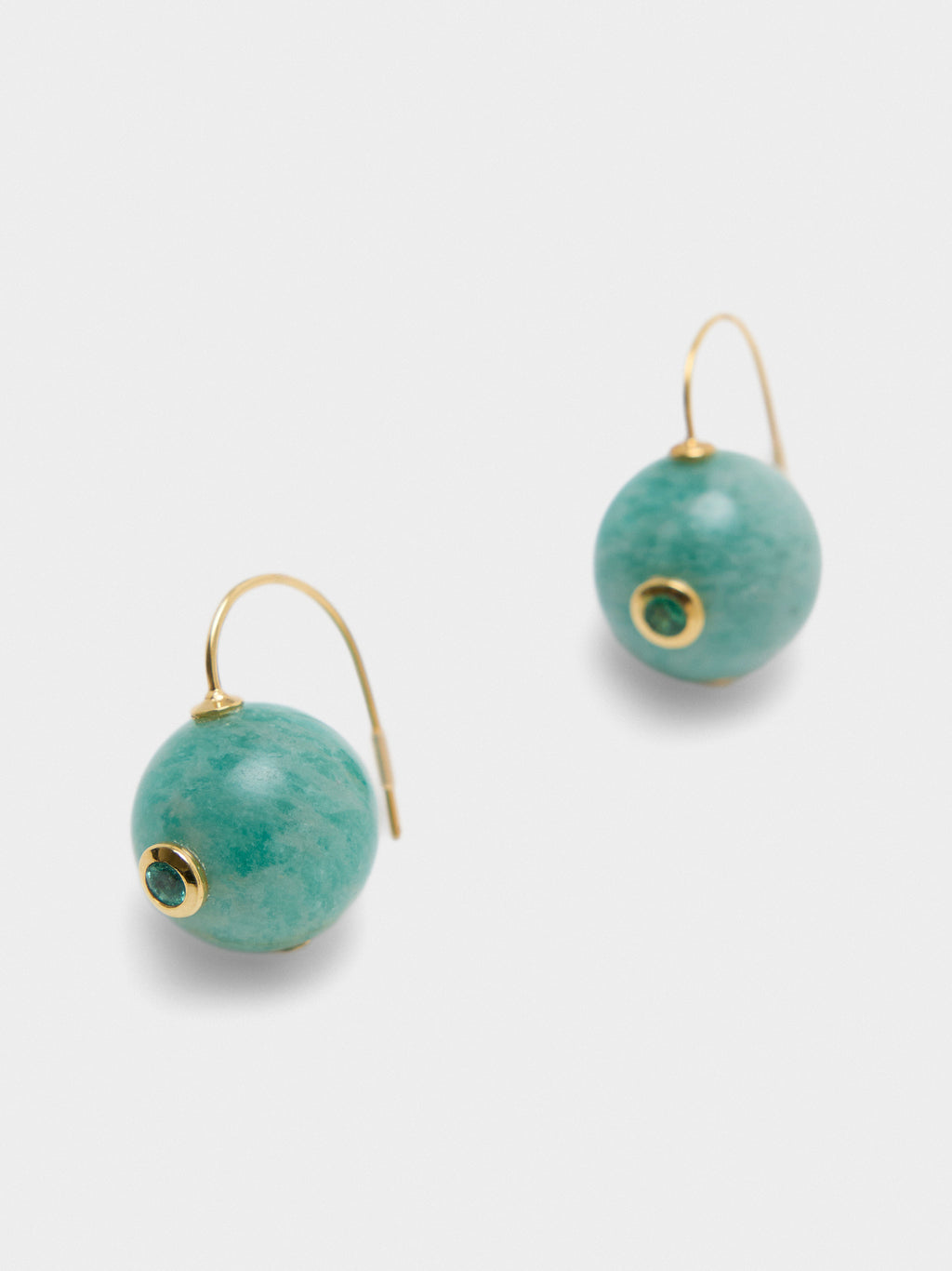 Lizzie Fortunato Comet Amazonite Earrings - Saint Bernard