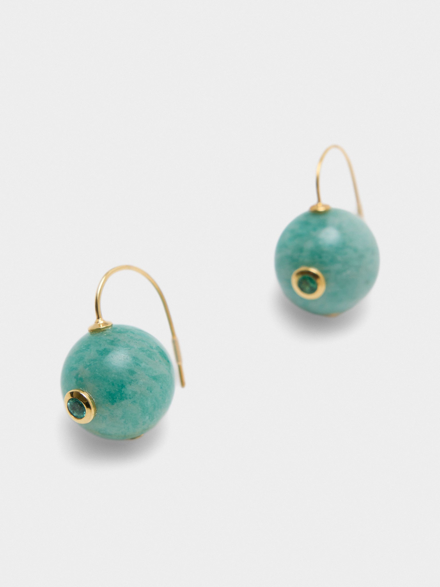 Lizzie Fortunato Comet Amazonite Earrings - Saint Bernard