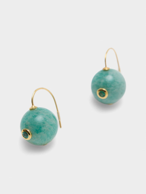 Lizzie Fortunato Comet Amazonite Earrings