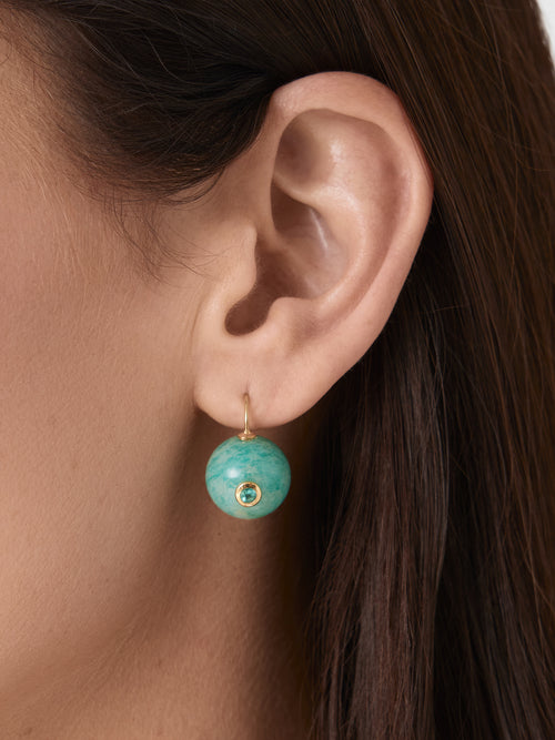 Lizzie Fortunato Comet Amazonite Earrings