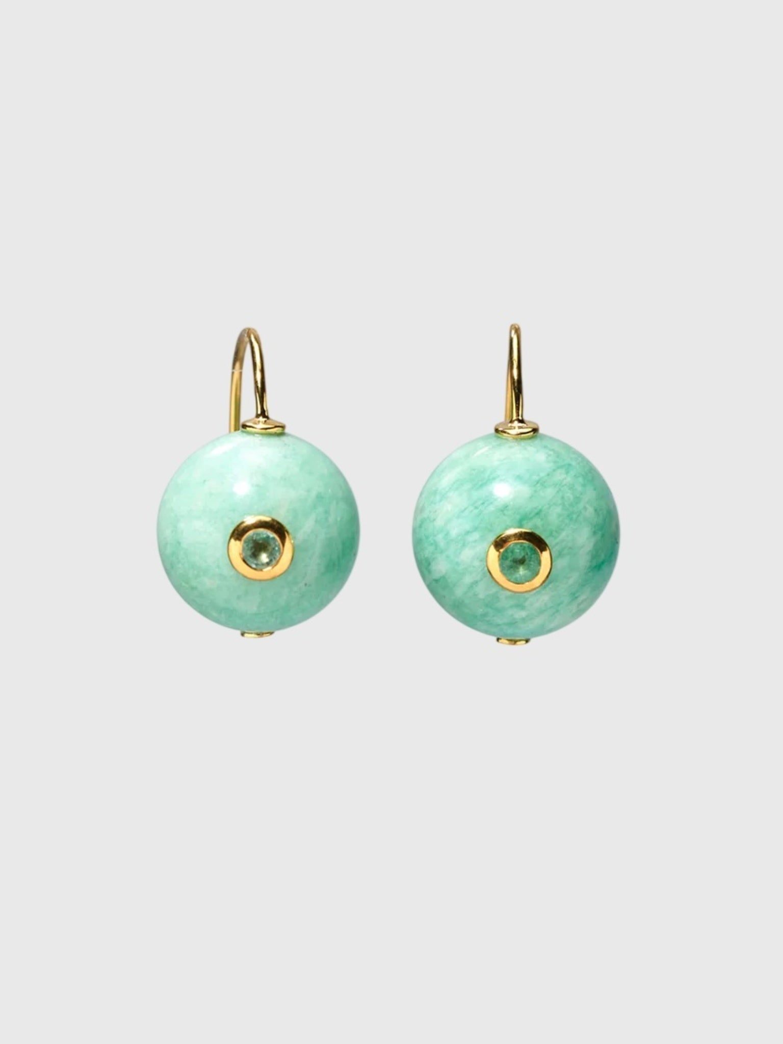 Lizzie Fortunato Comet Amazonite Earrings - Saint Bernard