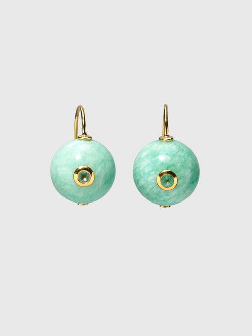 Lizzie Fortunato Comet Amazonite Earrings