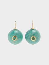 Lizzie Fortunato Comet Amazonite Earrings - Saint Bernard