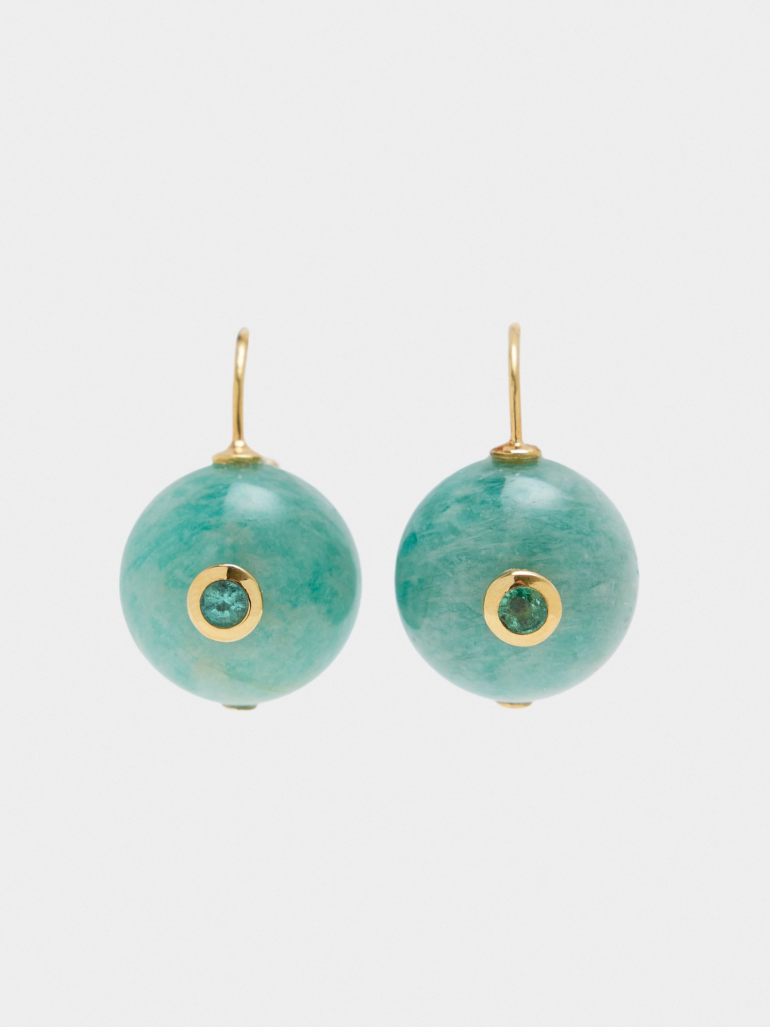 Lizzie Fortunato Comet Amazonite Earrings - Saint Bernard
