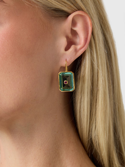 Lizzie Fortunato Tile Earrings - Saint Bernard