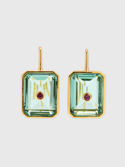 Lizzie Fortunato Tile Earrings - Saint Bernard