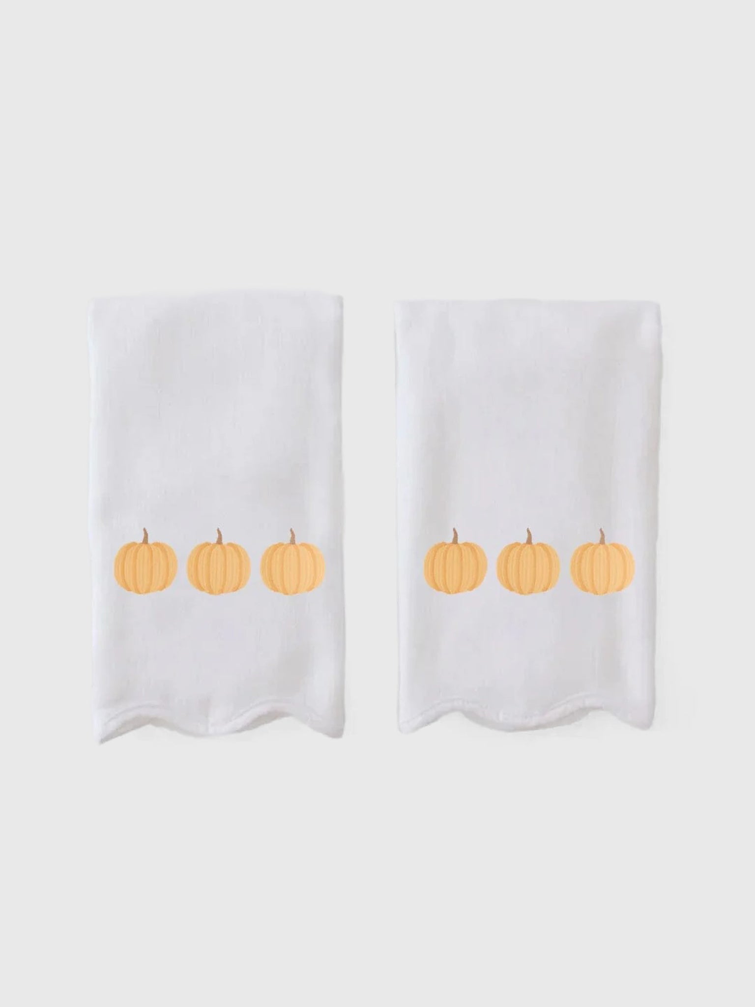 Weezie Pumpkin Bath Towels - Saint Bernard