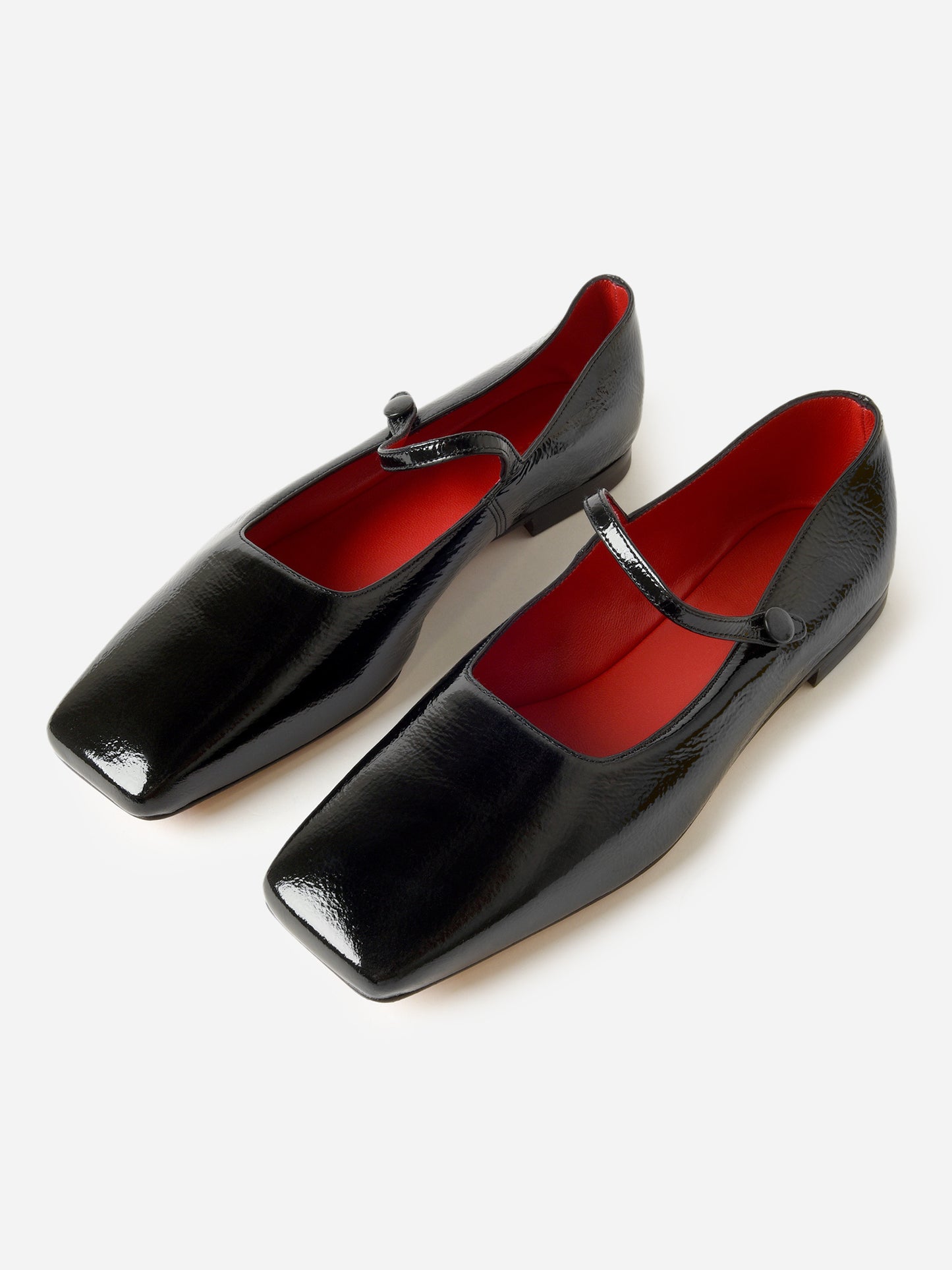 Mansur Gavriel Women's Square Toe Mary Jane Flat - Saint Bernard