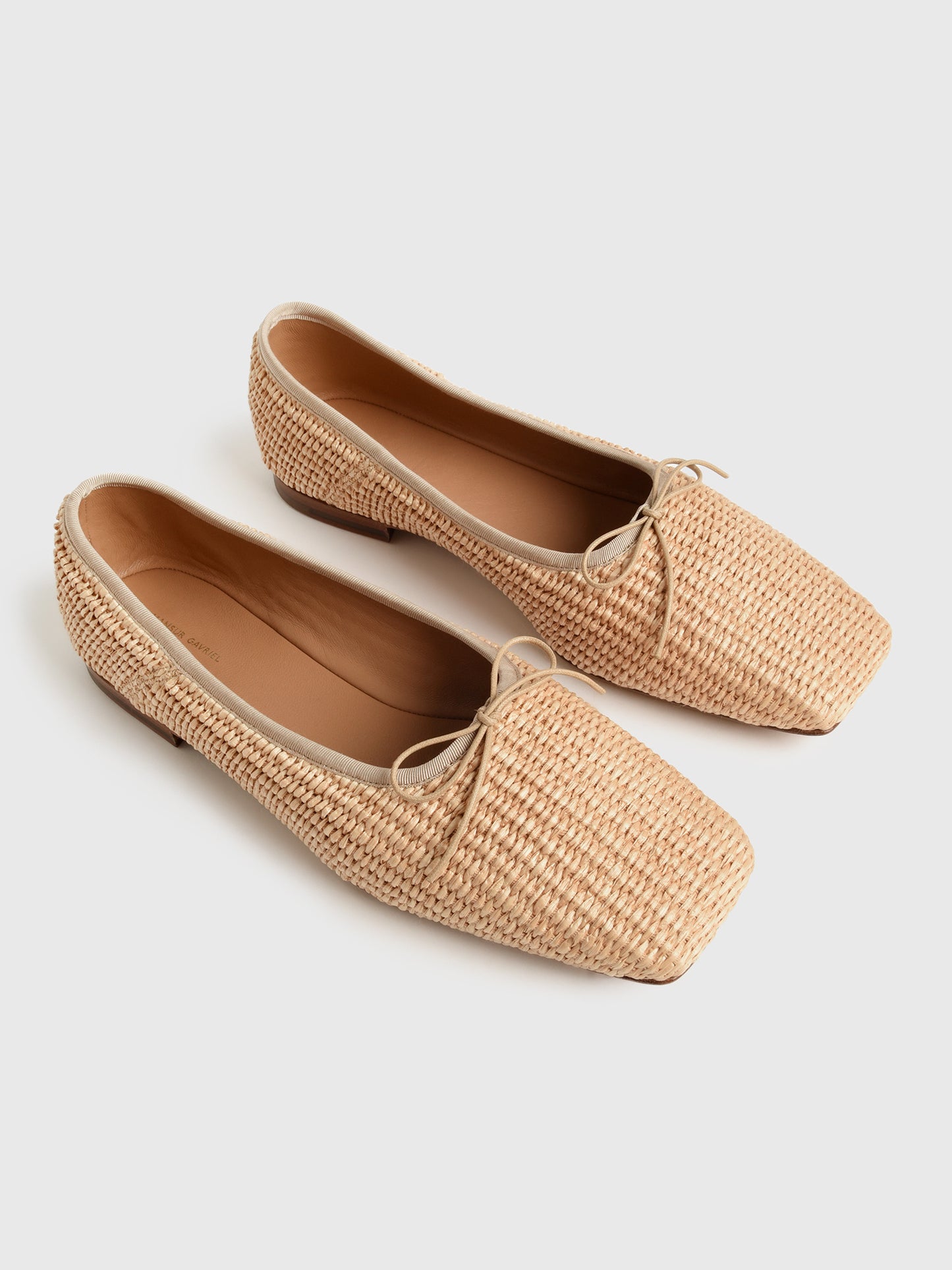 Mansur Gavriel Women's Square Toe Ballerina Flat - Saint Bernard