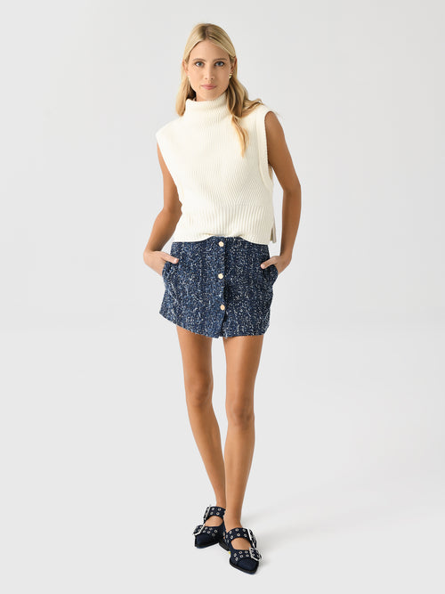 Frame Women's Denim Bouclé Skirt