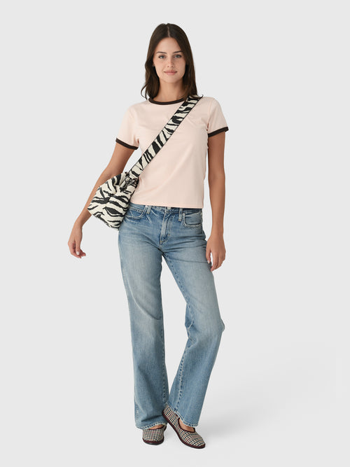 Frame Women's The Ringer Baby Tee