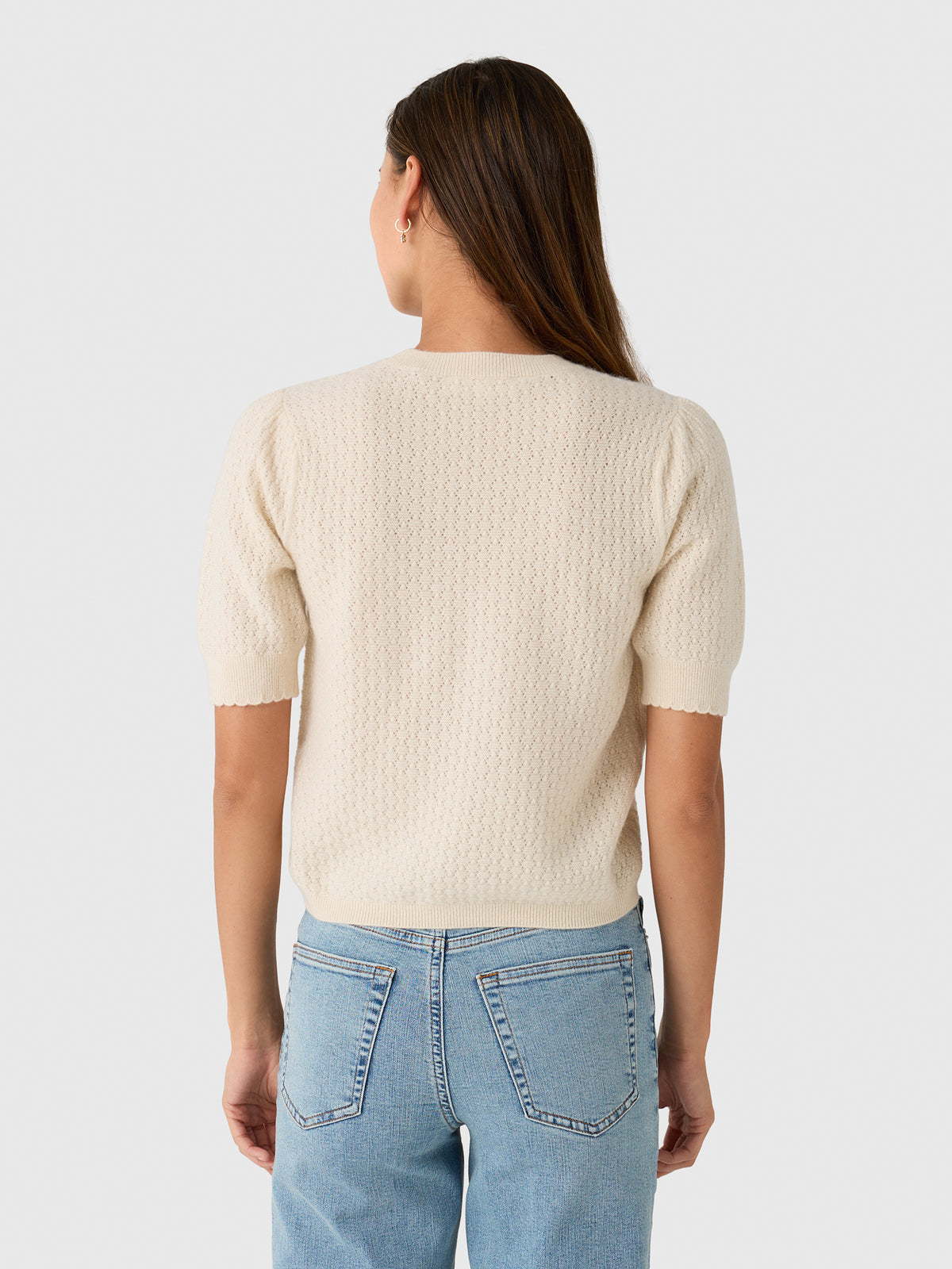 Frame Women's The Gathered Honeycomb Sweater - Saint Bernard