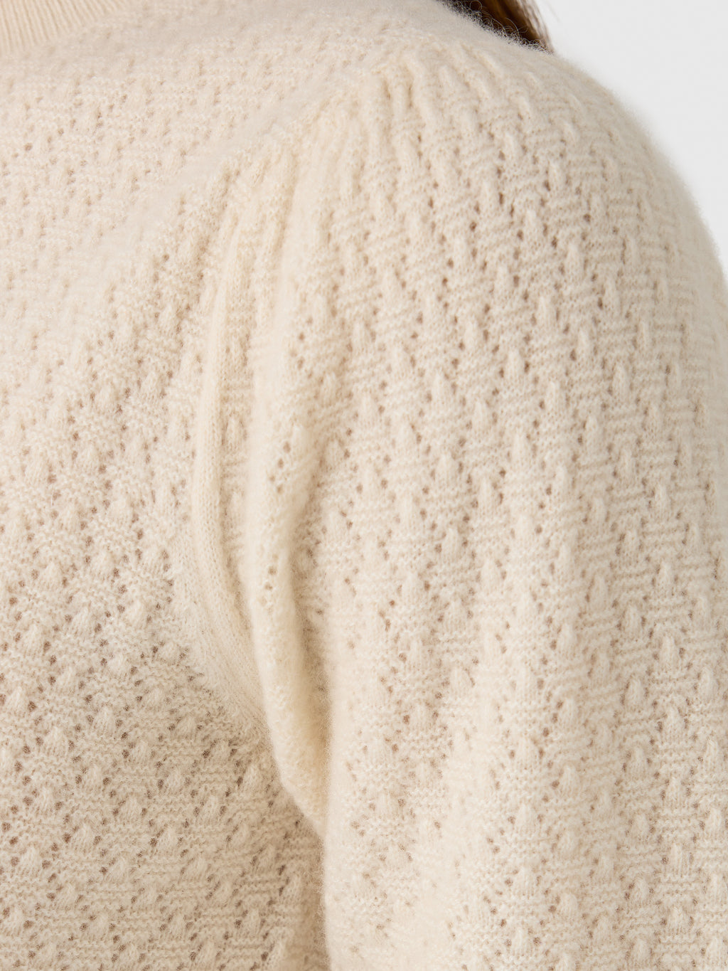 Frame Women's The Gathered Honeycomb Sweater - Saint Bernard