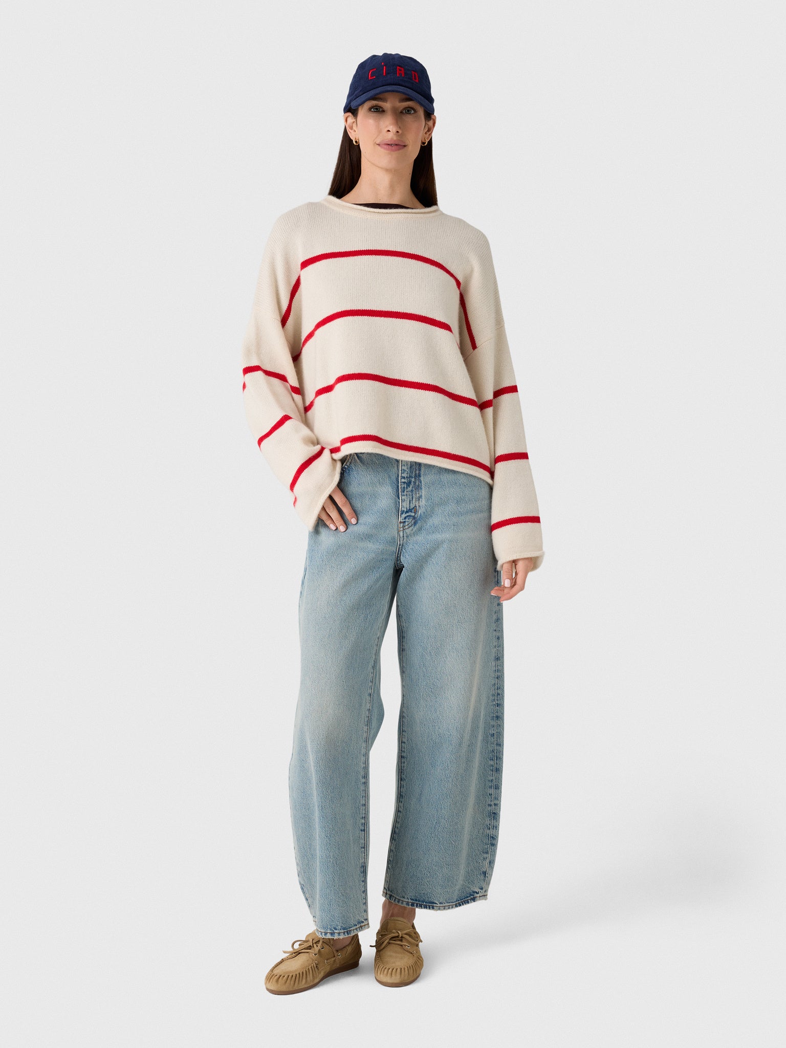 Frame Women's The Rolled Hem Sweater