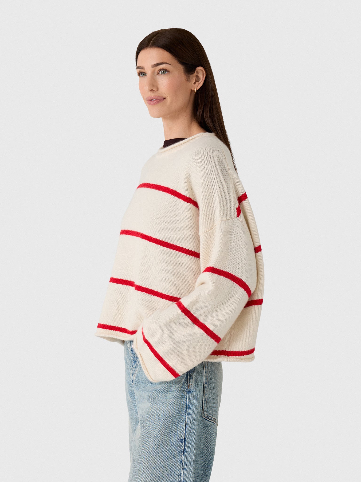 Frame Women's The Rolled Hem Sweater