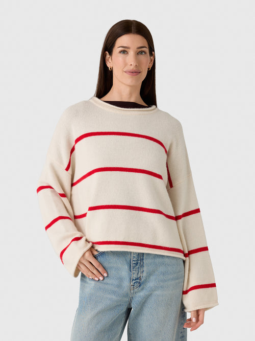 Frame Women's The Rolled Hem Sweater