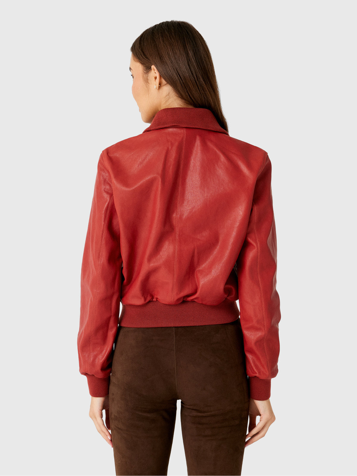 Frame Women's The Leather Ace Jacket - Saint Bernard