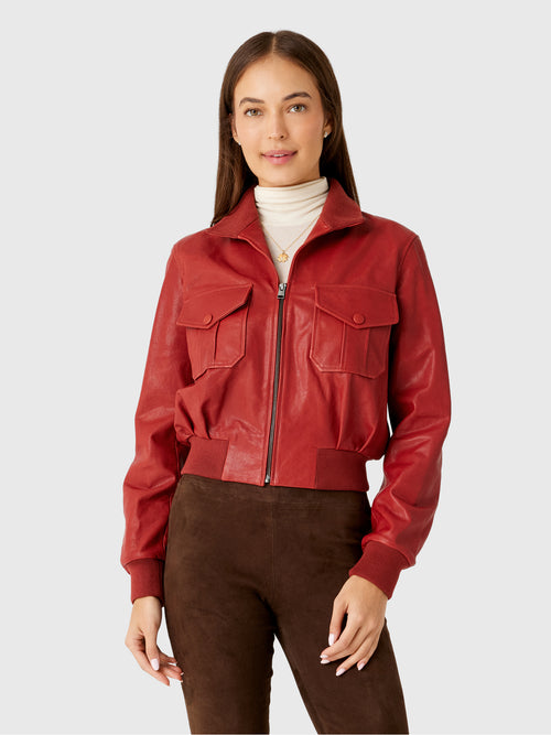 Frame Women's The Leather Ace Jacket