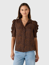 Frame Women's The Gillian Top - Saint Bernard