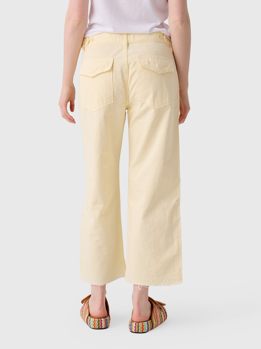 AMO Women's Easy Army Slouch Crop Trouser - Saint Bernard