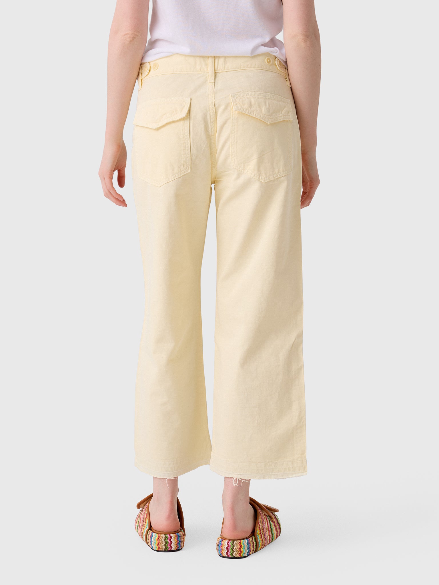 AMO Women's Easy Army Slouch Crop Trouser - Saint Bernard
