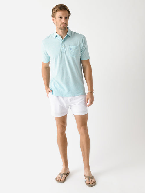 Bermies Men's White Swim Trunk