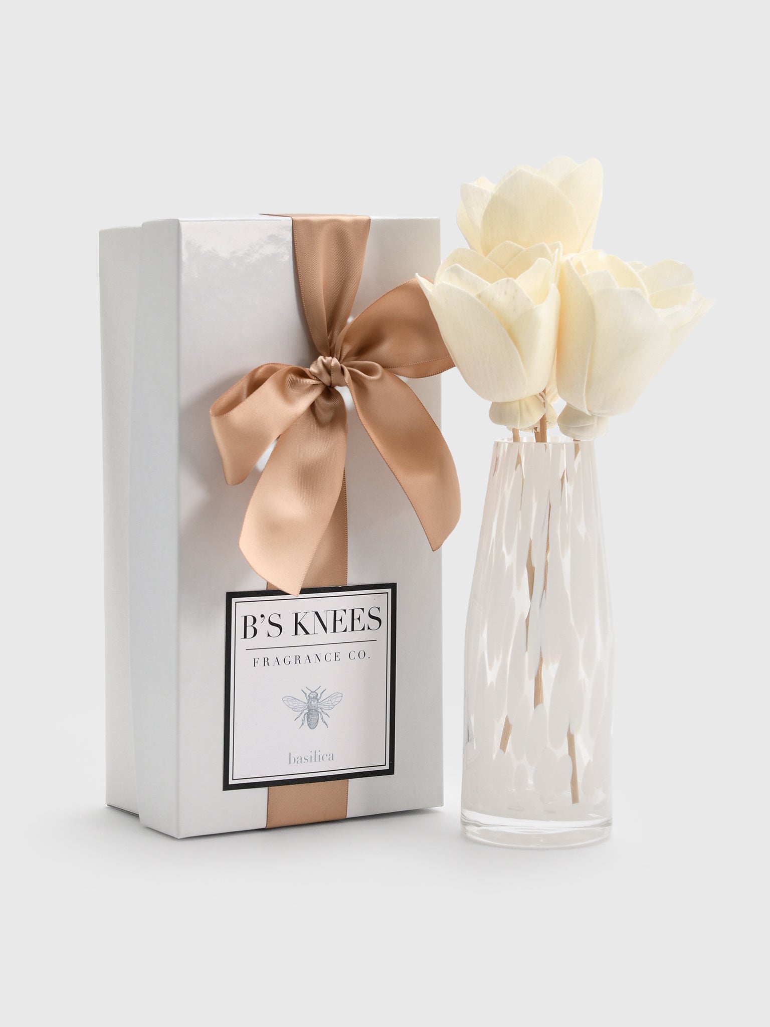 B's Knees White Confetti Diffuser - Saint Bernard
