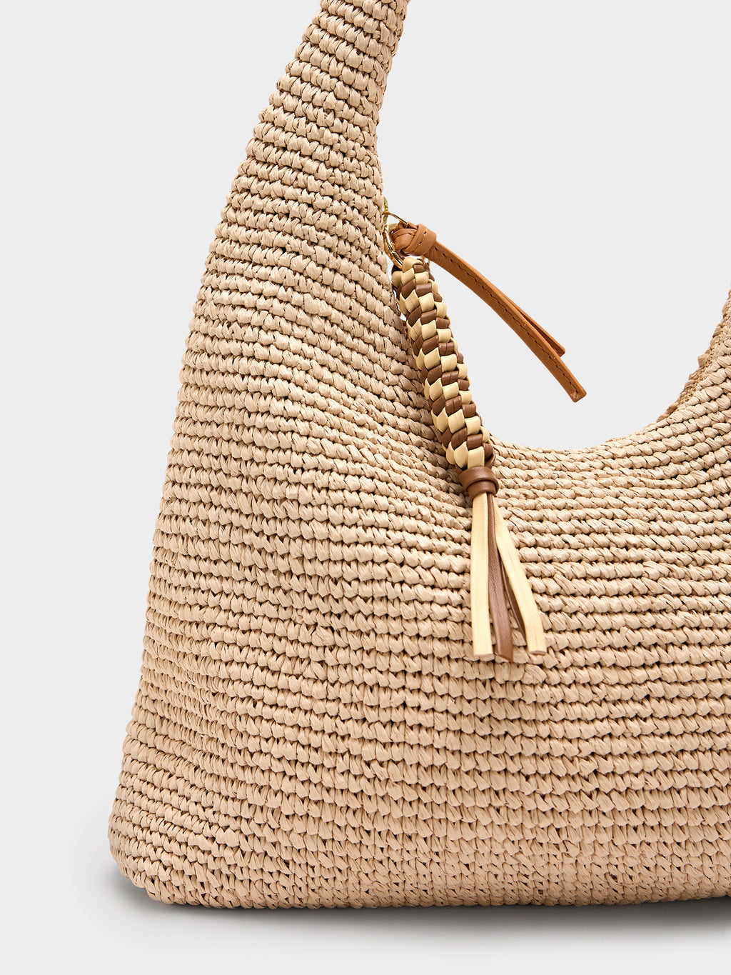 Loeffler Randall Willow Crochet Hobo Bag - Saint Bernard