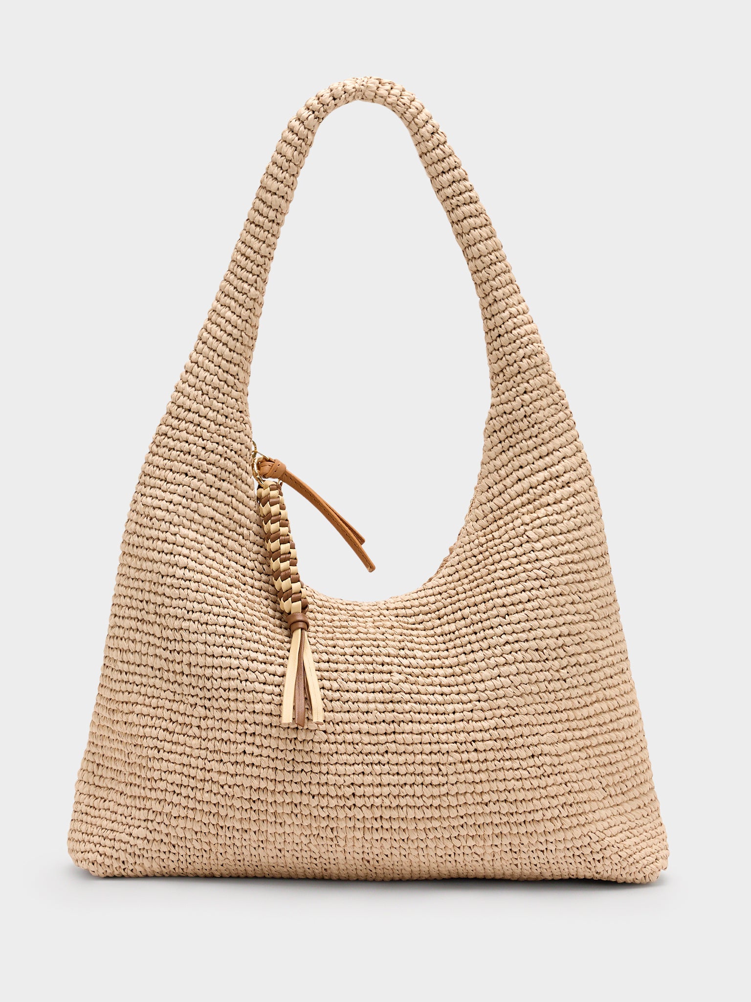 Loeffler Randall Willow Crochet Hobo Bag - Saint Bernard