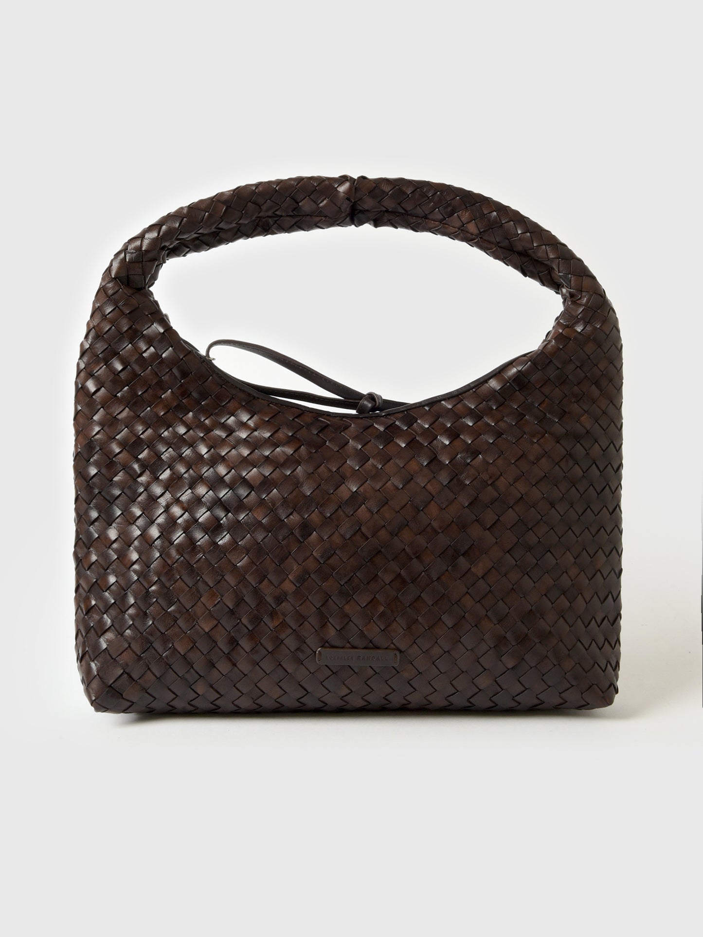 Loeffler Randall Willow Woven Leather Hobo Bag - Saint Bernard