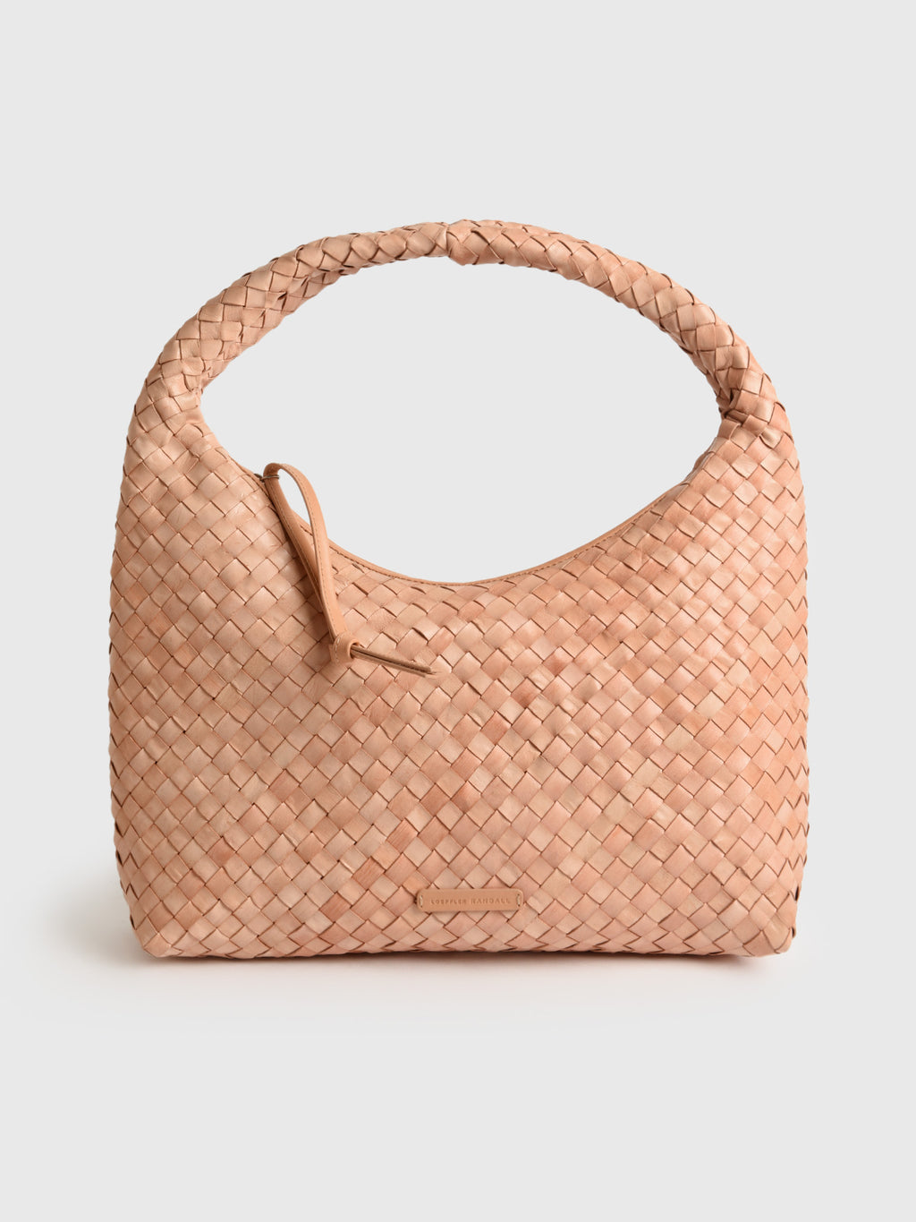 Loeffler Randall Willow Woven Leather Hobo Bag - Saint Bernard