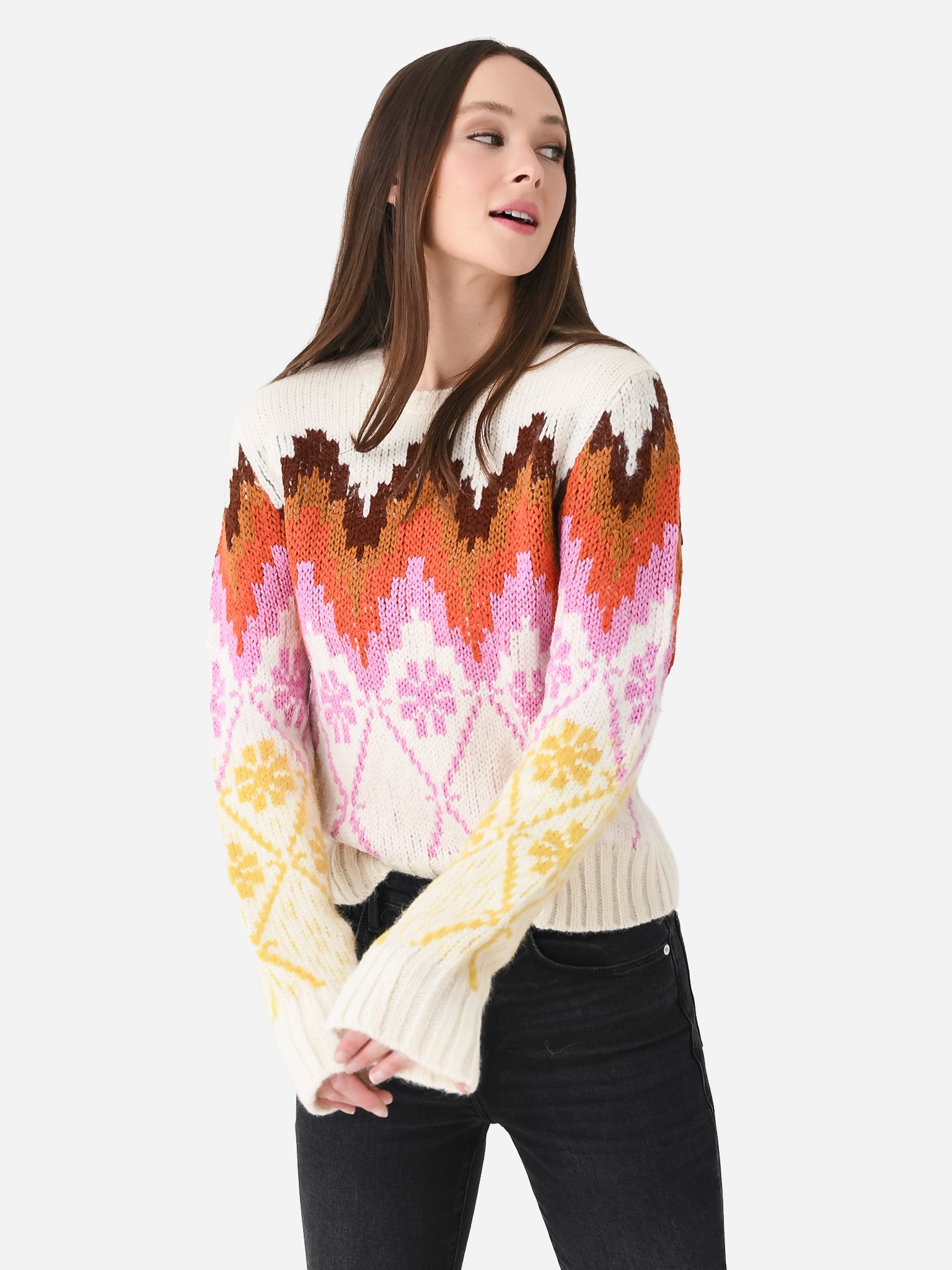 Lingua Franca Women's Margaux Sweater - Saint Bernard