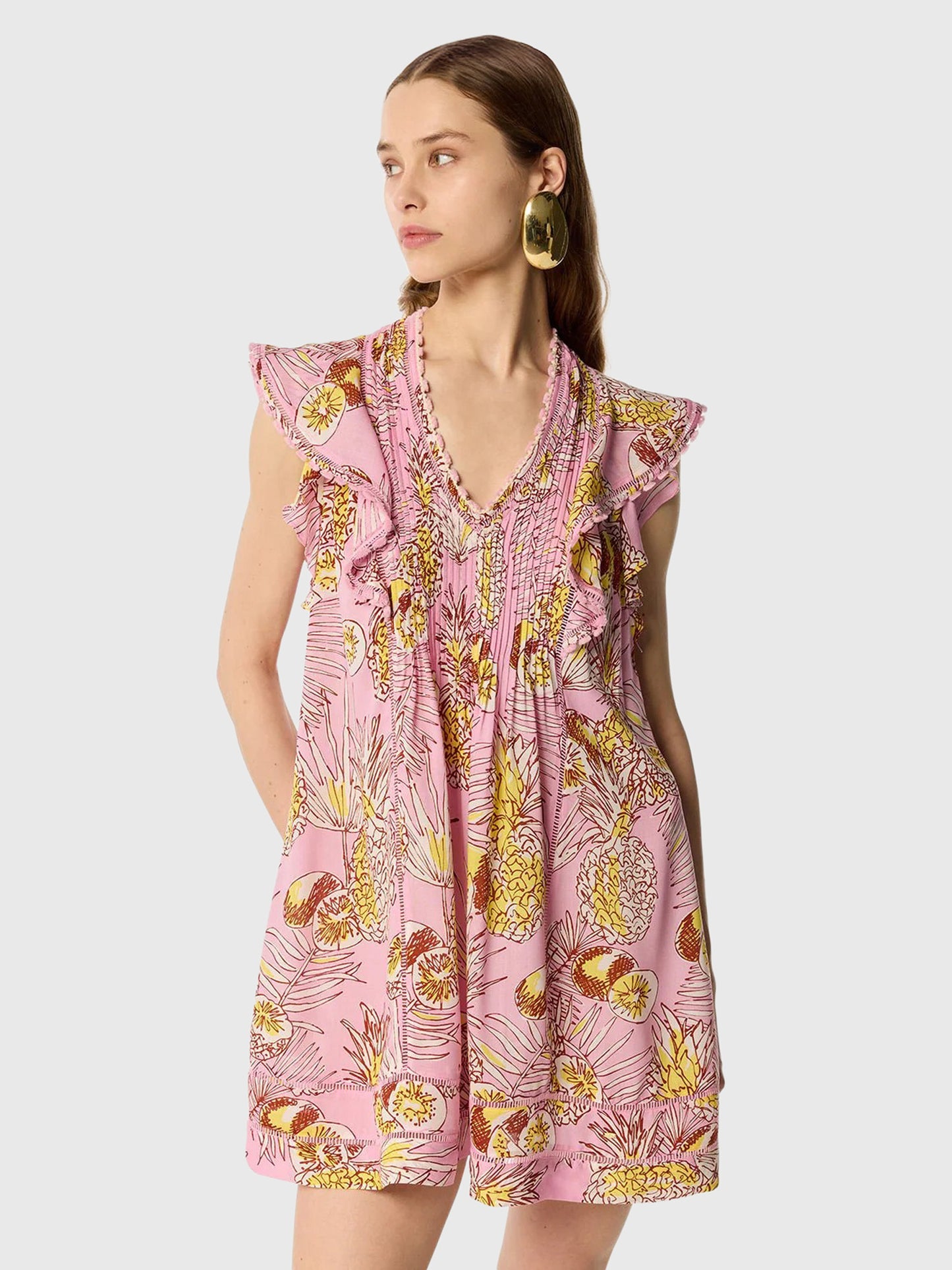 Poupette St Barth Women's Camelia Mini Dress - Saint Bernard