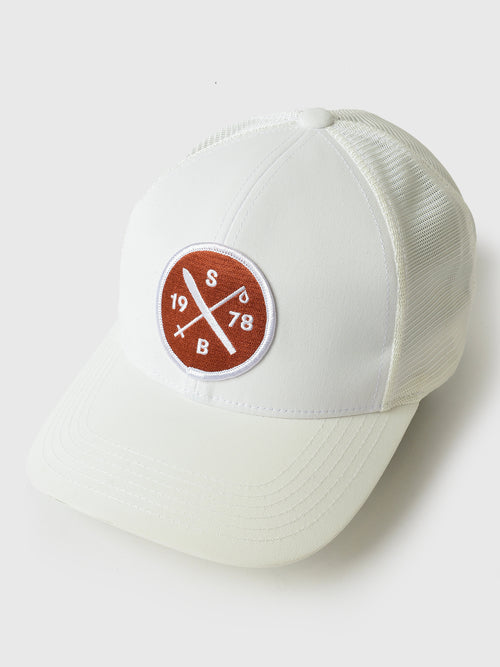 Saint Bernard Ski Cross Trucker Hat - Saint Bernard