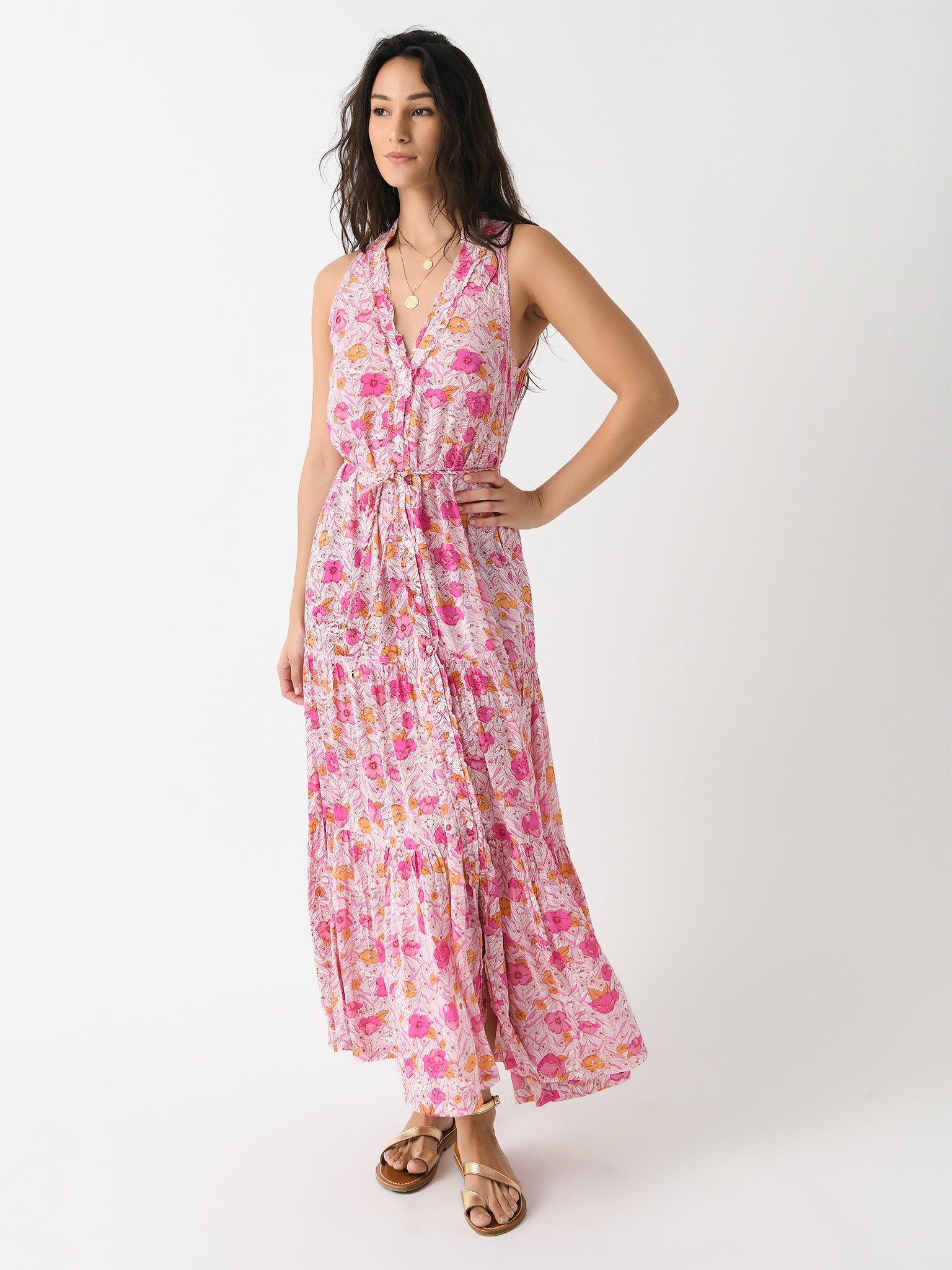Poupette St Barth Women's Nana Long Dress - Saint Bernard