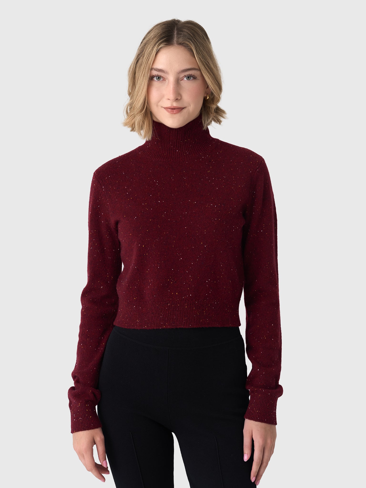 Frame Women's The Cashmere Fleck Turtleneck