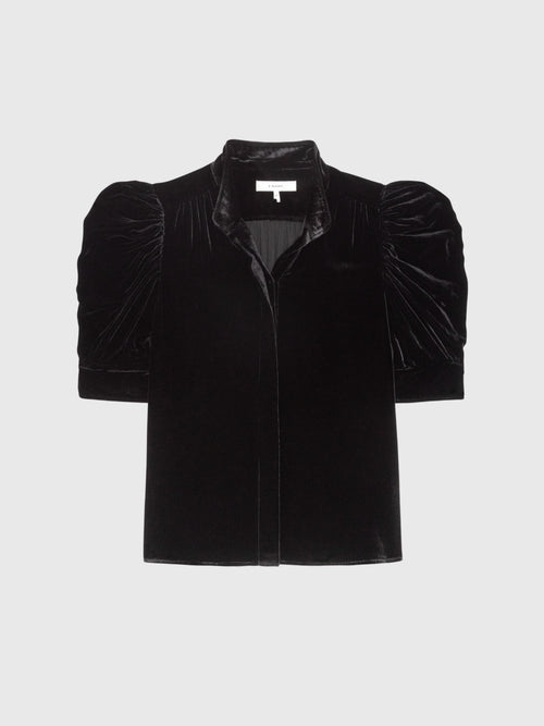 Frame Women's The Velvet Gillian Top - Saint Bernard