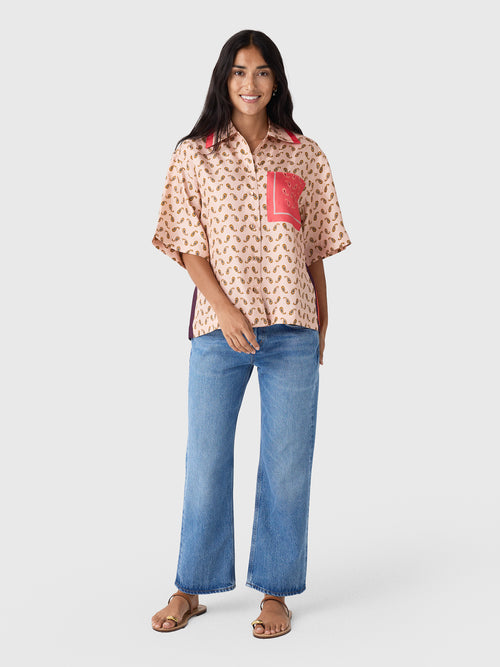 Otzio Women's Boxy Short Sleeve Shirt