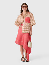 Otzio Women's Boxy Short Sleeve Shirt - Saint Bernard