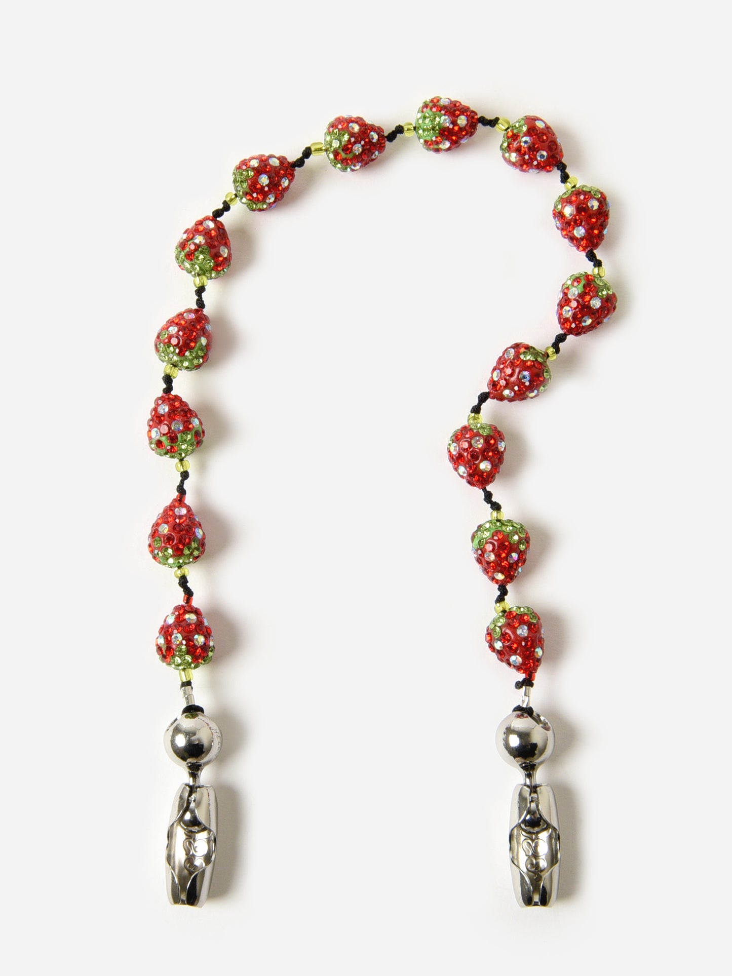 OSSA Strawberry Pavé Wristlet - Saint Bernard