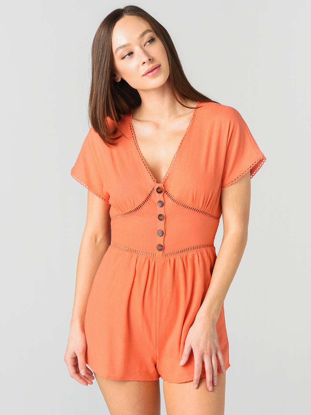 Lost + Wander Women's Coast To Coast Romper - Saint Bernard