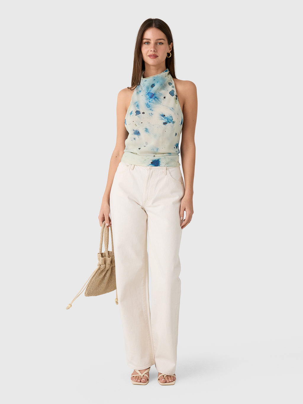 Paris Georgia Women's Back Wrap Top - Saint Bernard